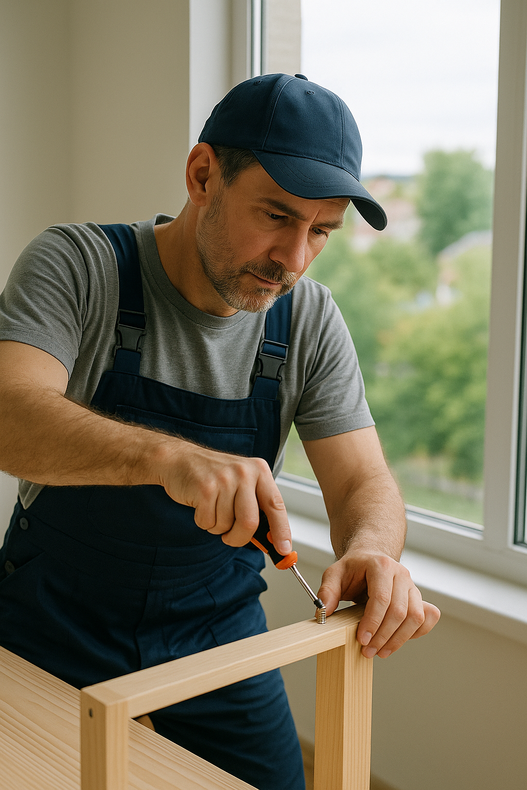 Kocaeli'de mobilya montajı yapan usta görseli